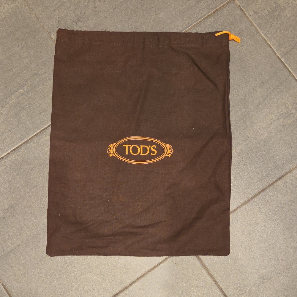 BRAND NEW AUTHENTIC TOD'S TODS DUST GARMENT BAG DUSTBAG 15" × 12"
